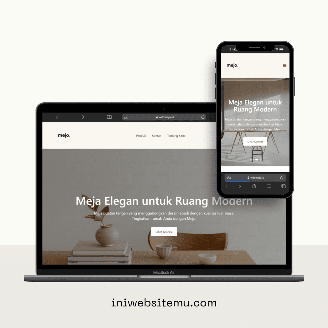Landing Page 800 Ribu - Hosting + Domain Gratis | Iniwebsitemu