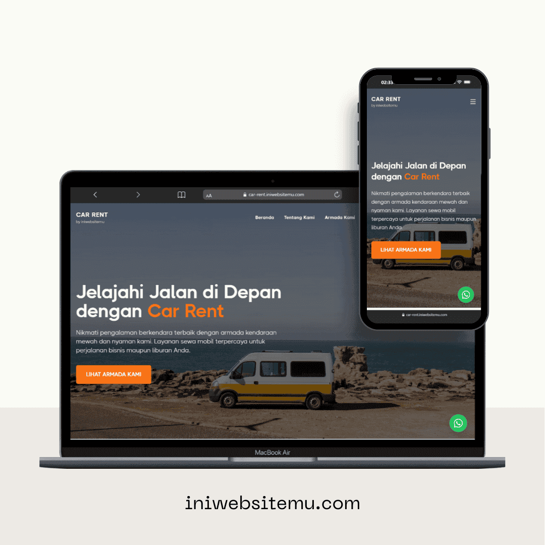 website rental mobil - Screenshot 1
