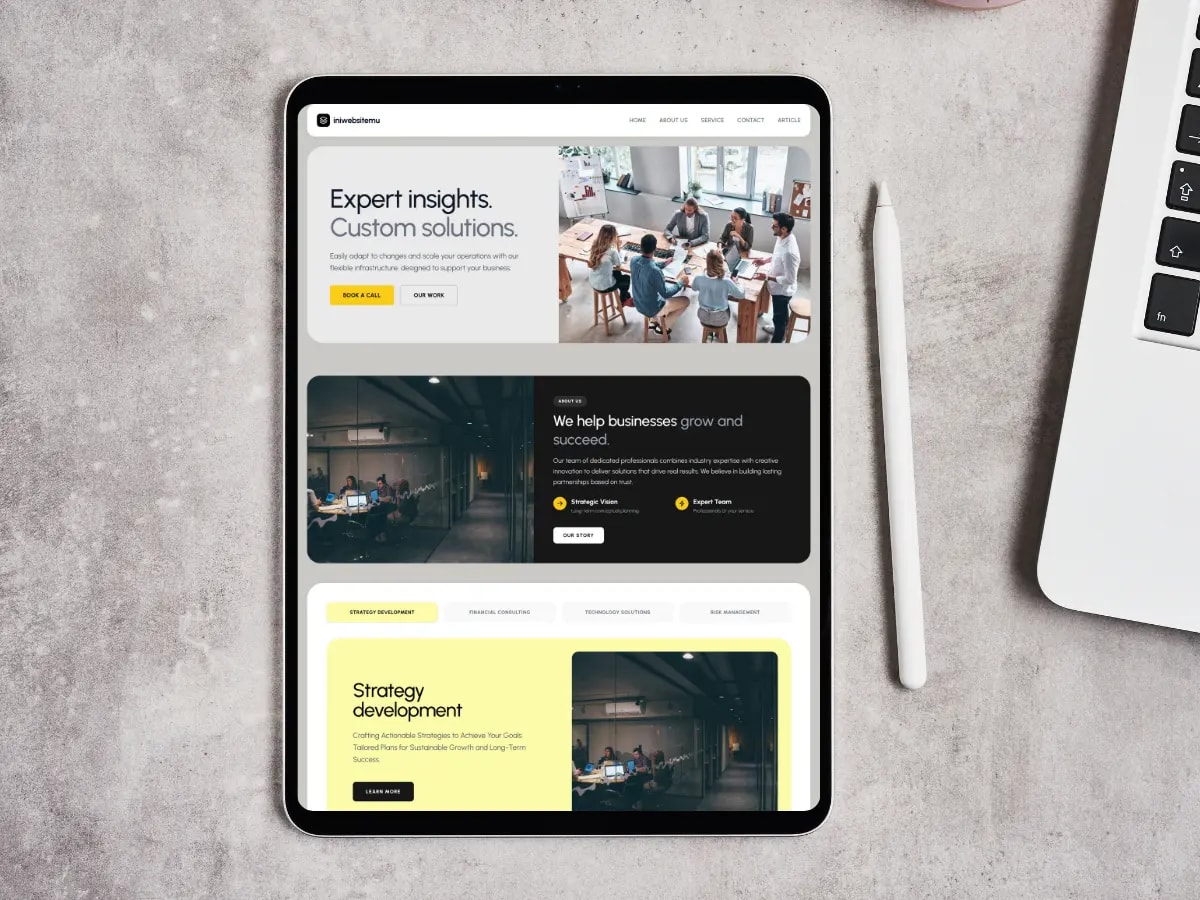 Website Company Profile Perusahaan
