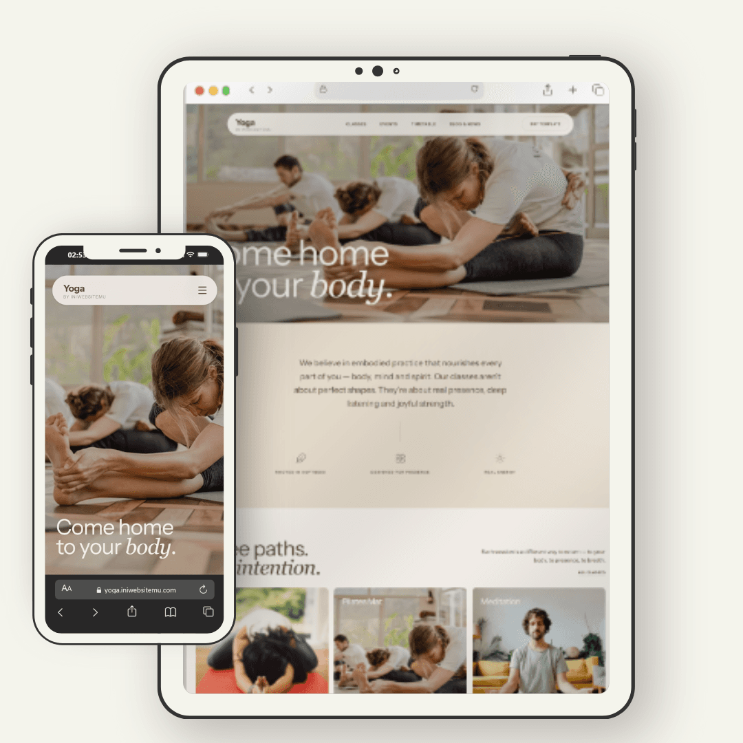 Yoga Wellness Studio Template Zen Optimized For Bali Jakarta
